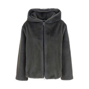 P.A.R.O.S.H. Women Hooded Eco Fur Jacket